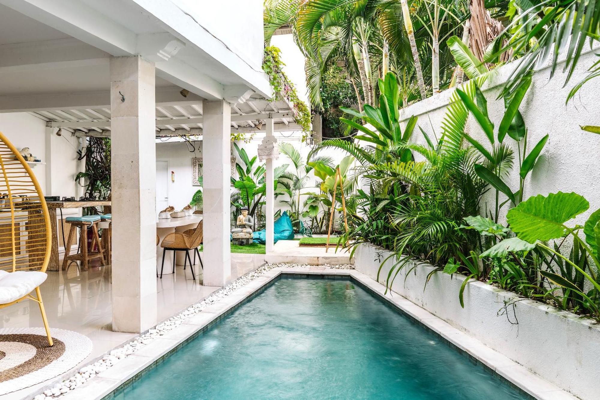Renovated Mara Villa Double Six Beach スミニャック エクステリア 写真